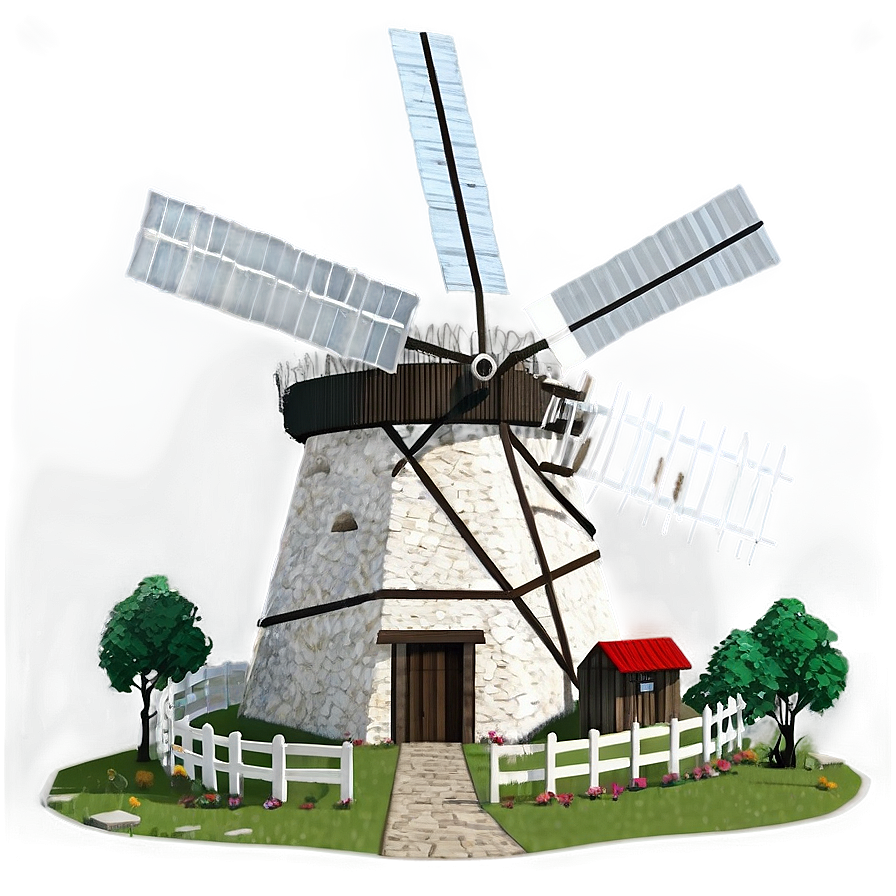 Windmill Tower Png Nwt82