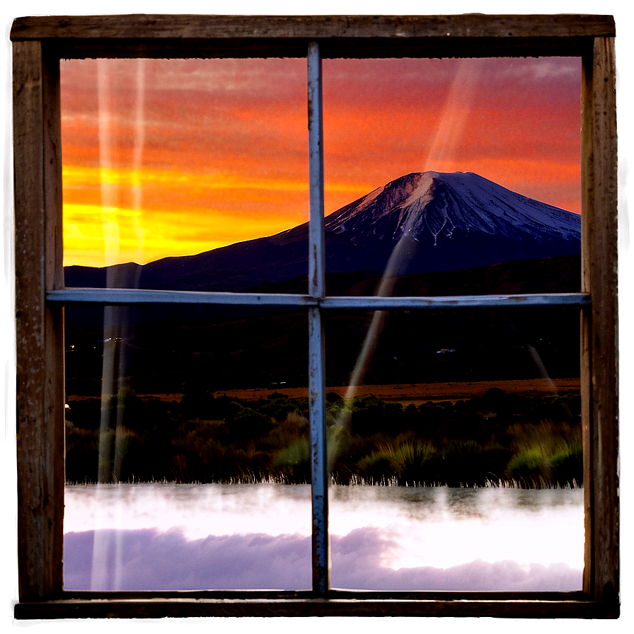 Window Reflection Sunset Png Jhu84