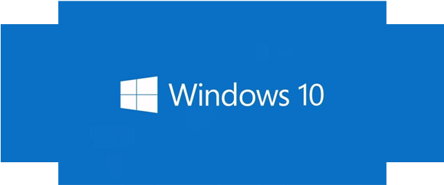 Windows10 Logo Blue Background