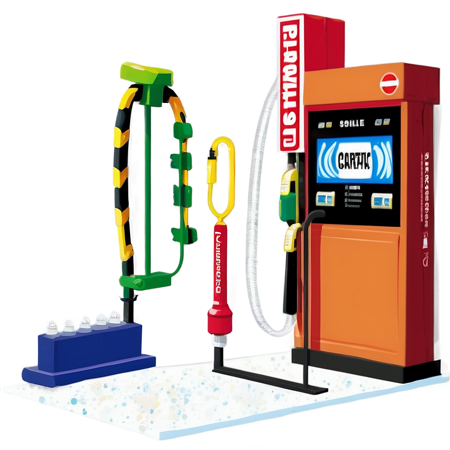 Windshield Washer At Gasoline Station Png 63