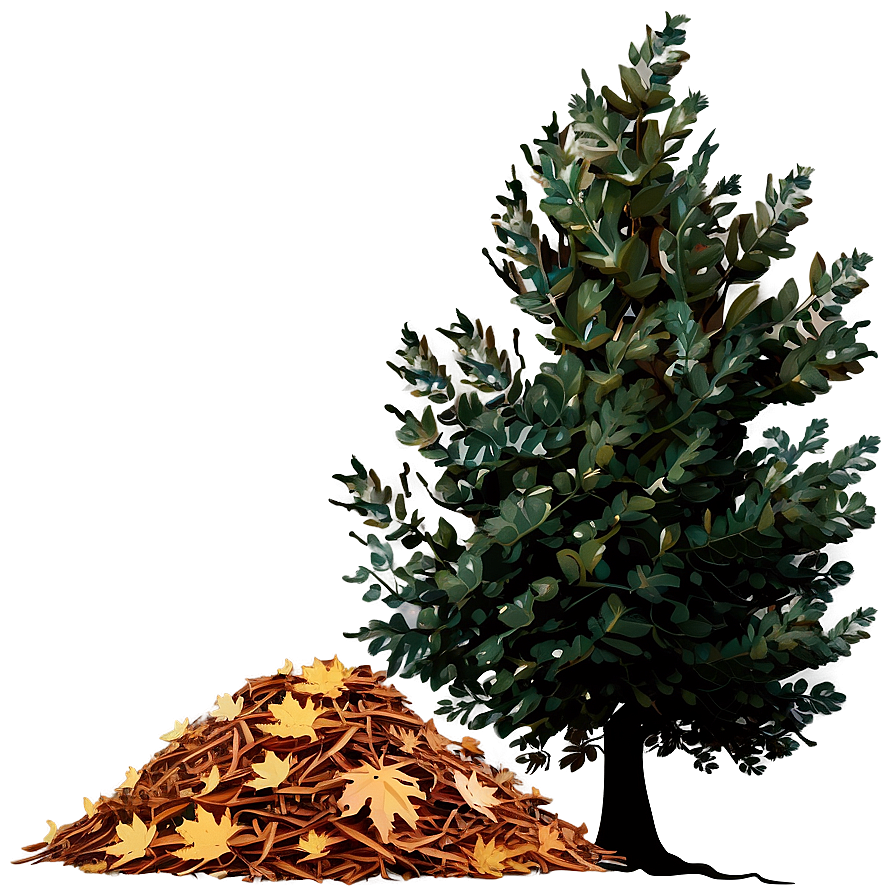 Windy Leaf Pile Png Qpt23