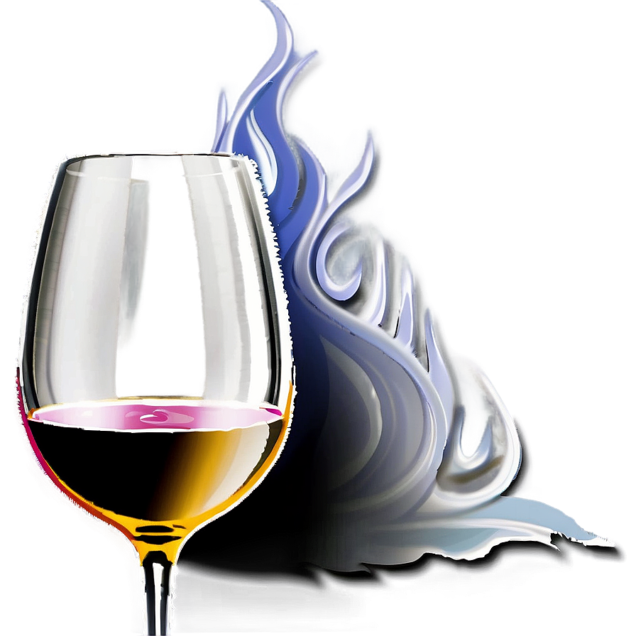 Wine Glass By Fireplace Png 05252024