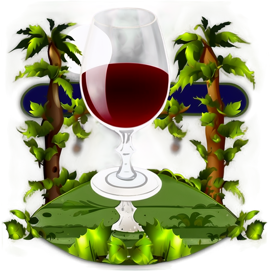 Wine Glass In Moonlight Png 05252024