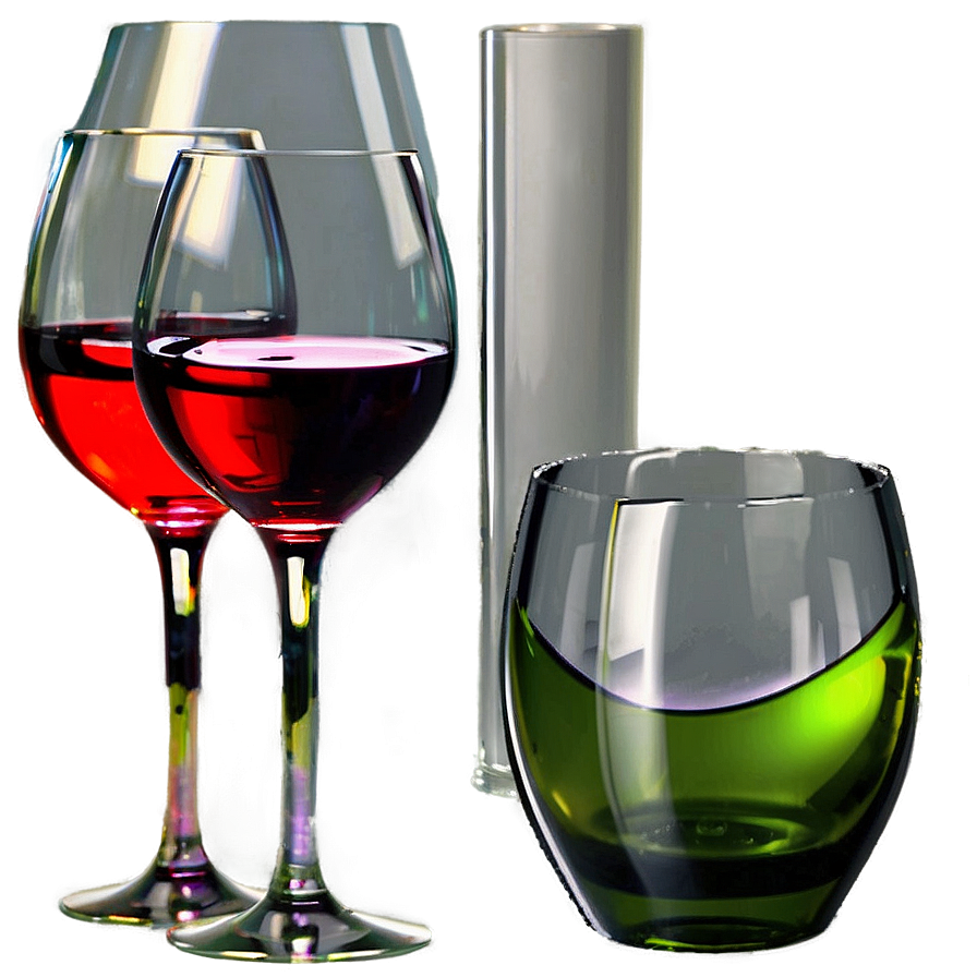 Wine Glass Set Png 05252024