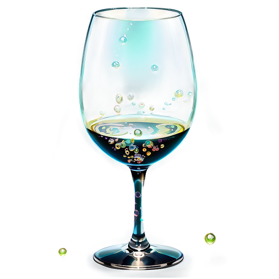 Wine Glass With Bubbles Png 48