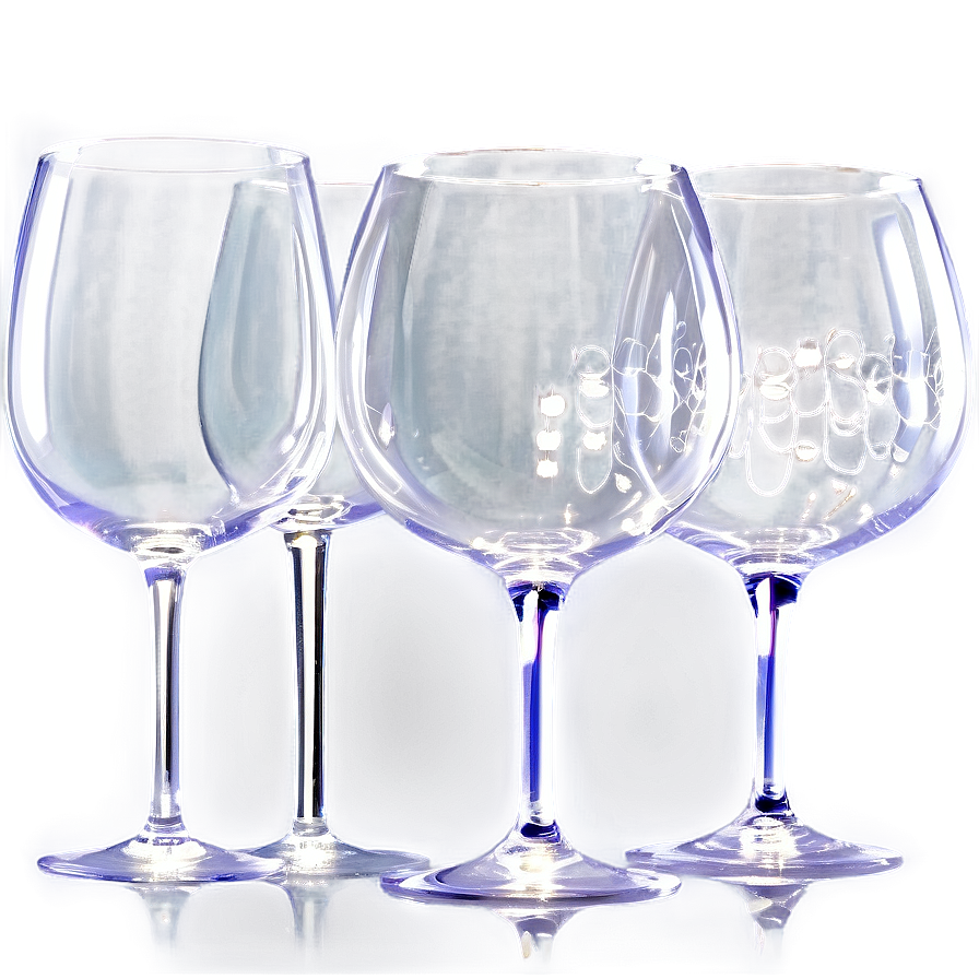 Wine Glasses With Pour Line Png 64