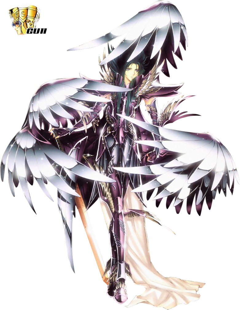 Winged_ Armor_ Anime_ Character