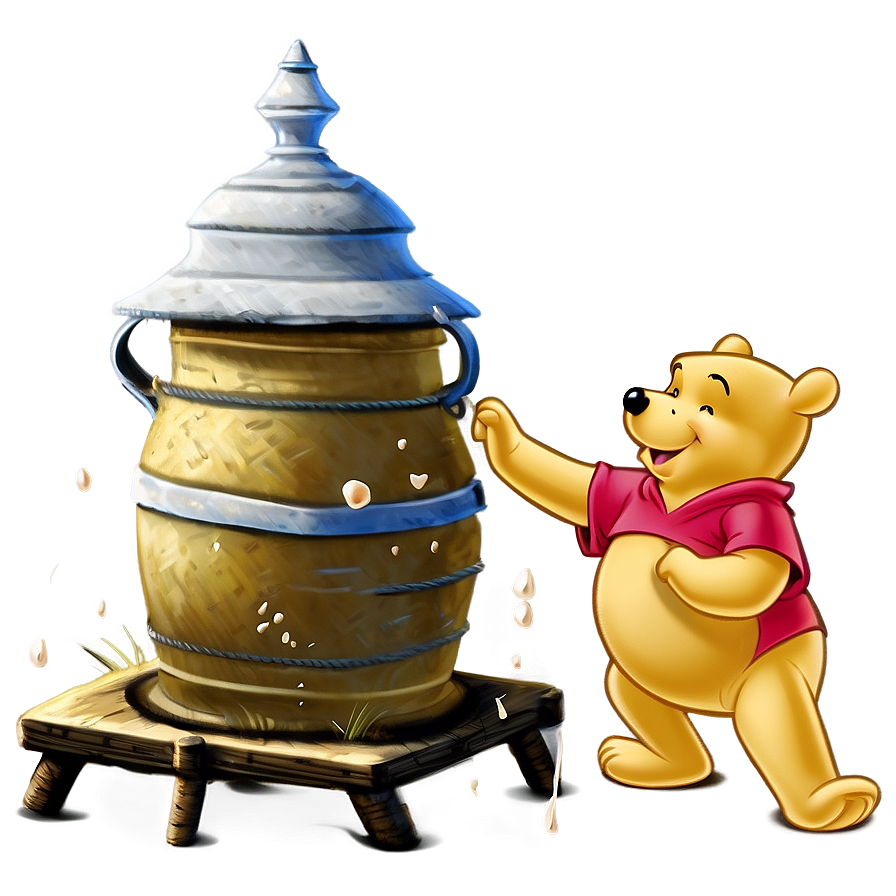 Winnie The Pooh Honey Pot Scene Png 06212024