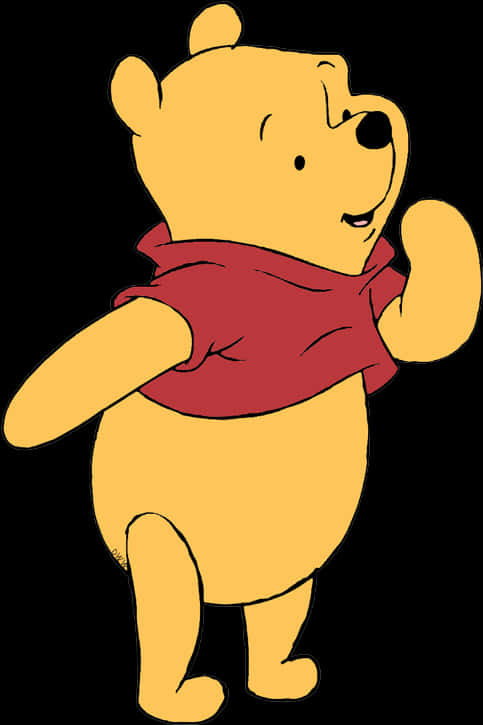 Winnie The Pooh Standing