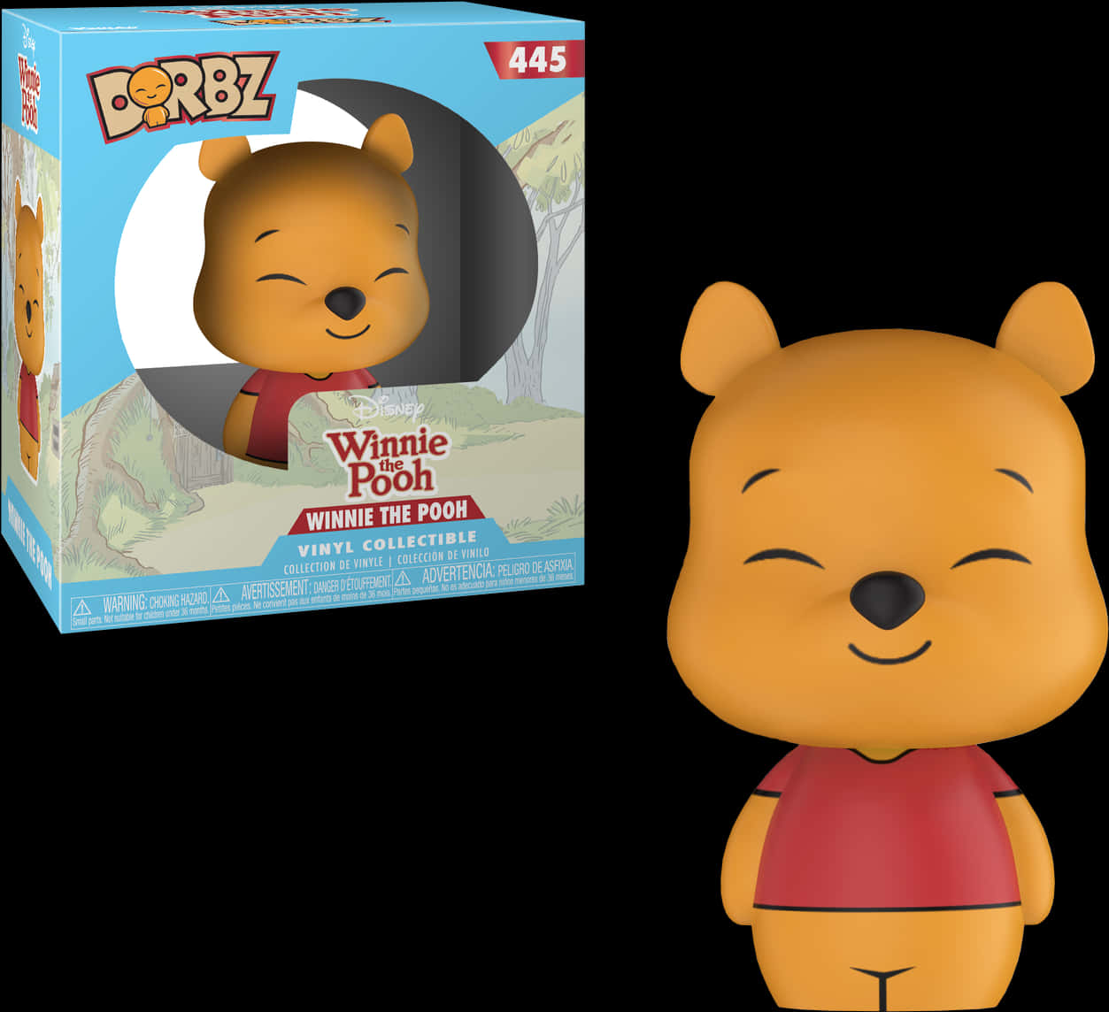 Winnie The Pooh Vinyl Figure Dorbz Packaging