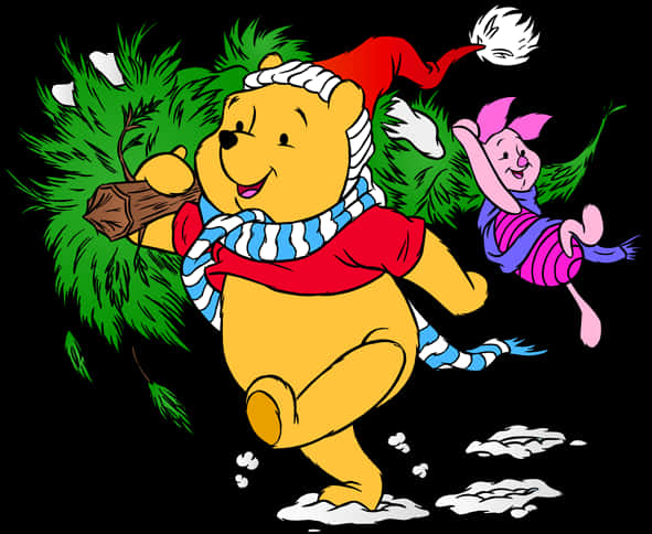 Winniethe Poohand Piglet Christmas Adventure