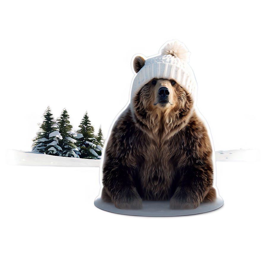 Winter Bear Png 05032024