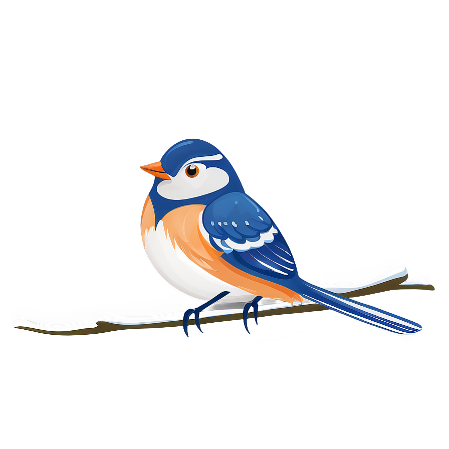 Winter Cartoon Bird Png 64