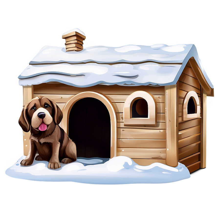 Winter Dog House Png Ymn