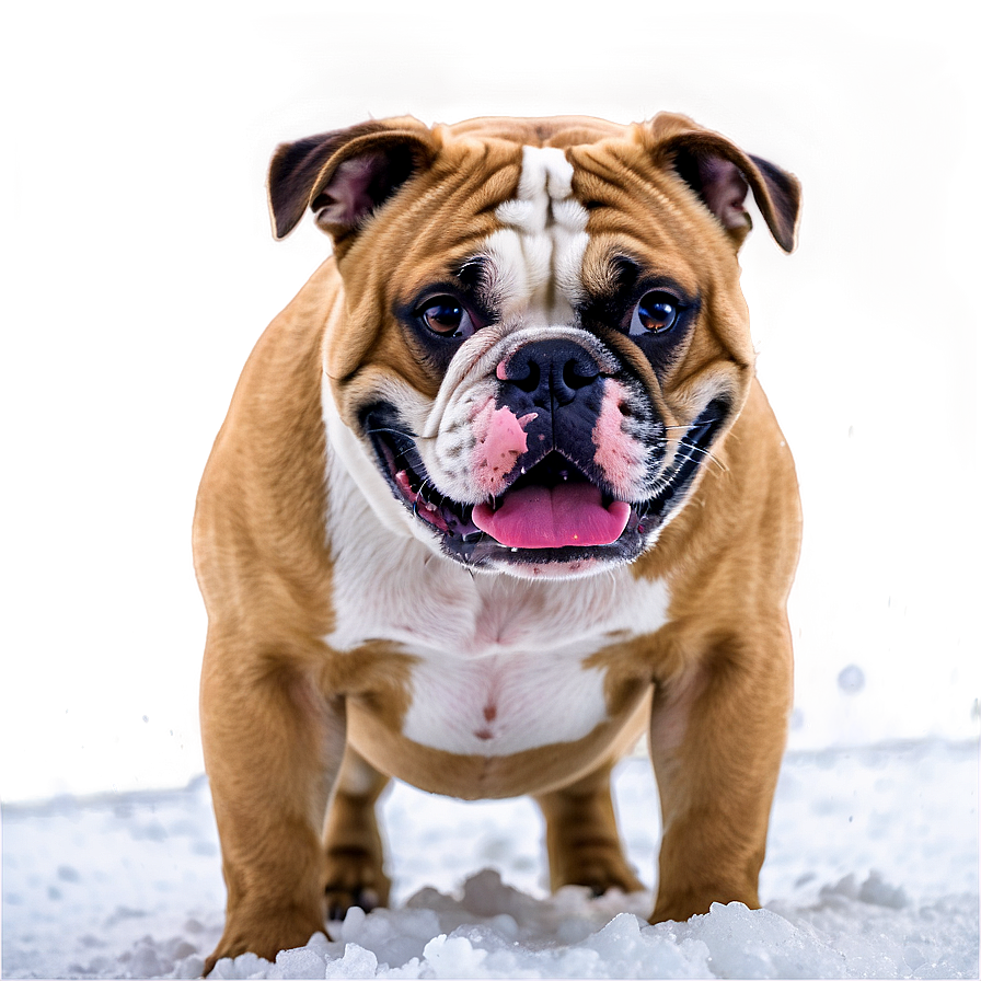 Winter Fun With Bulldogs Png Bao