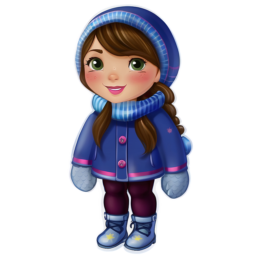 Winter Girl Clipart Png Ssh88