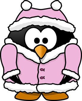 Winter Penguin Cartoon