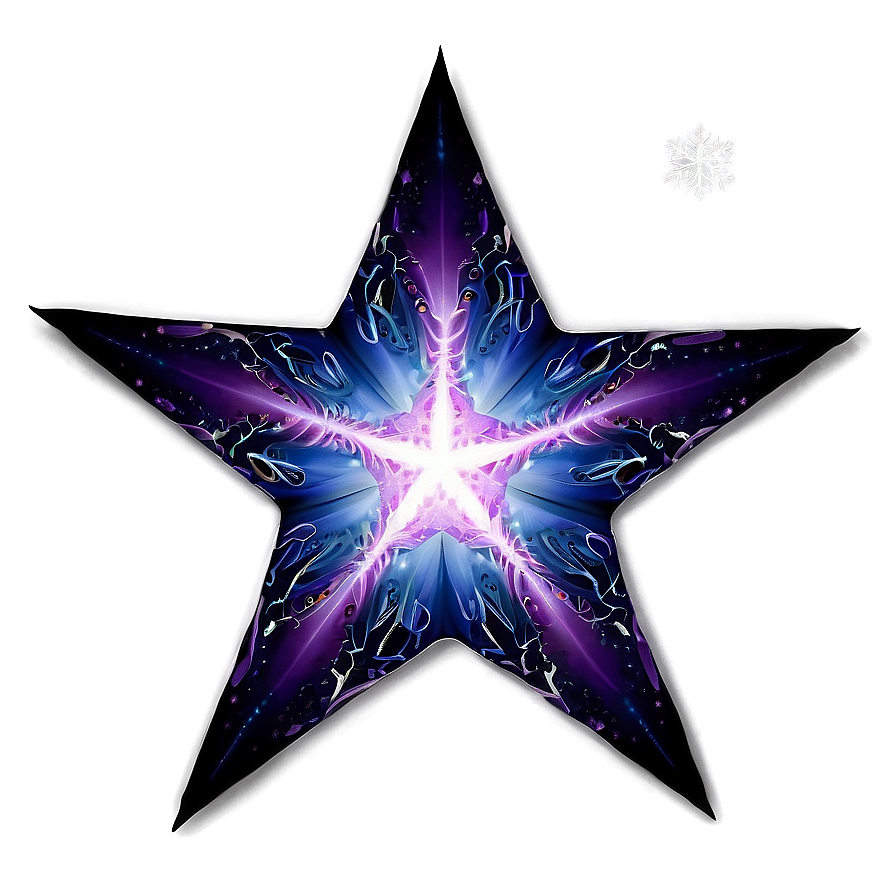 Winter Star Pattern Png 97