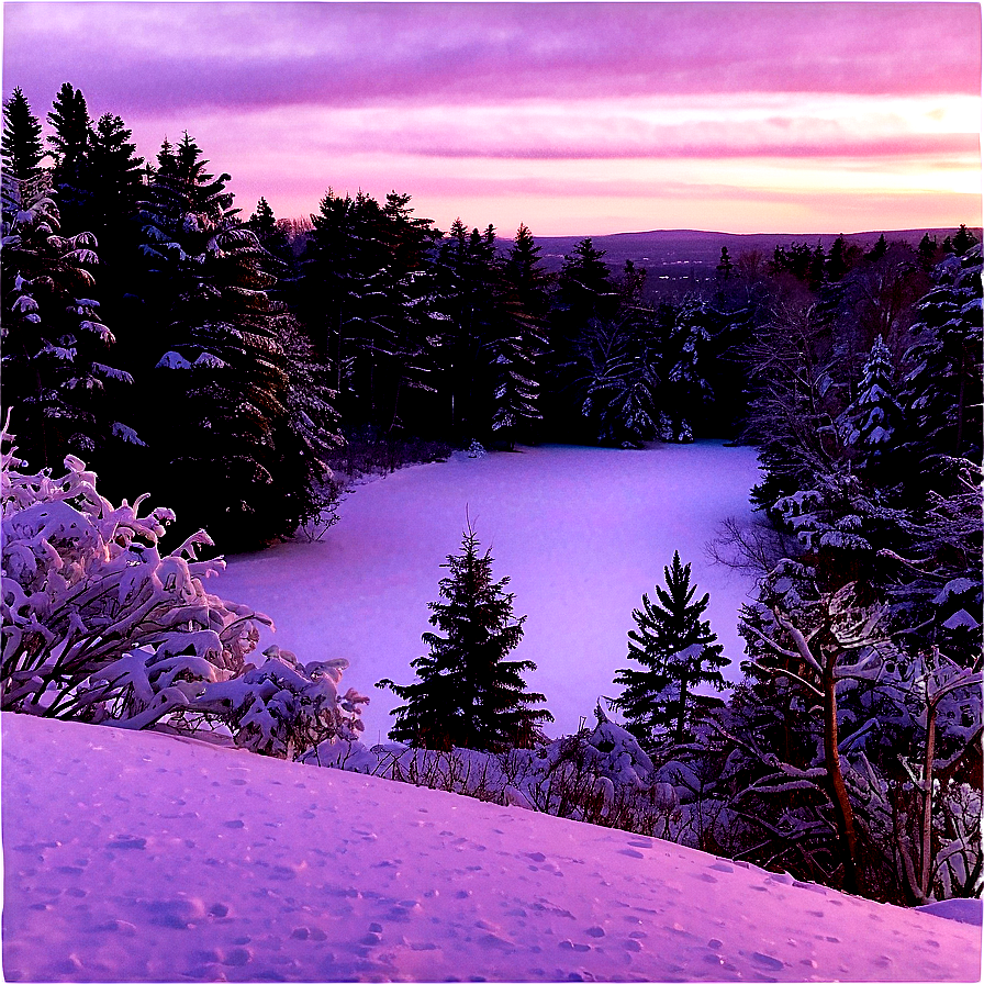 Winter Wonderland Maine Png Qff86