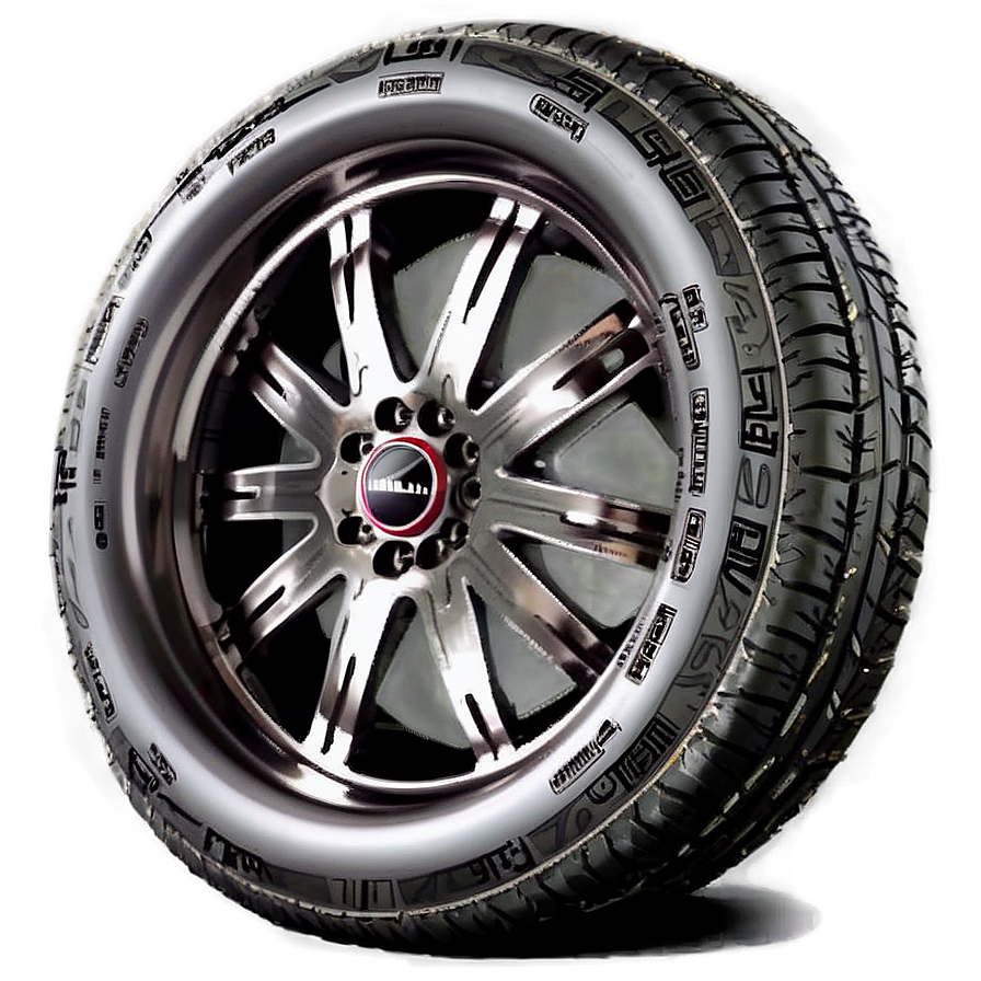 Wire Spoke Car Wheel Png 63