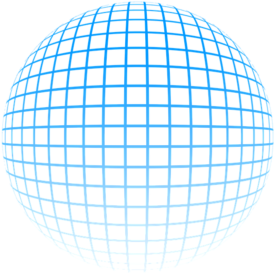 Wireframe Globe Graphic