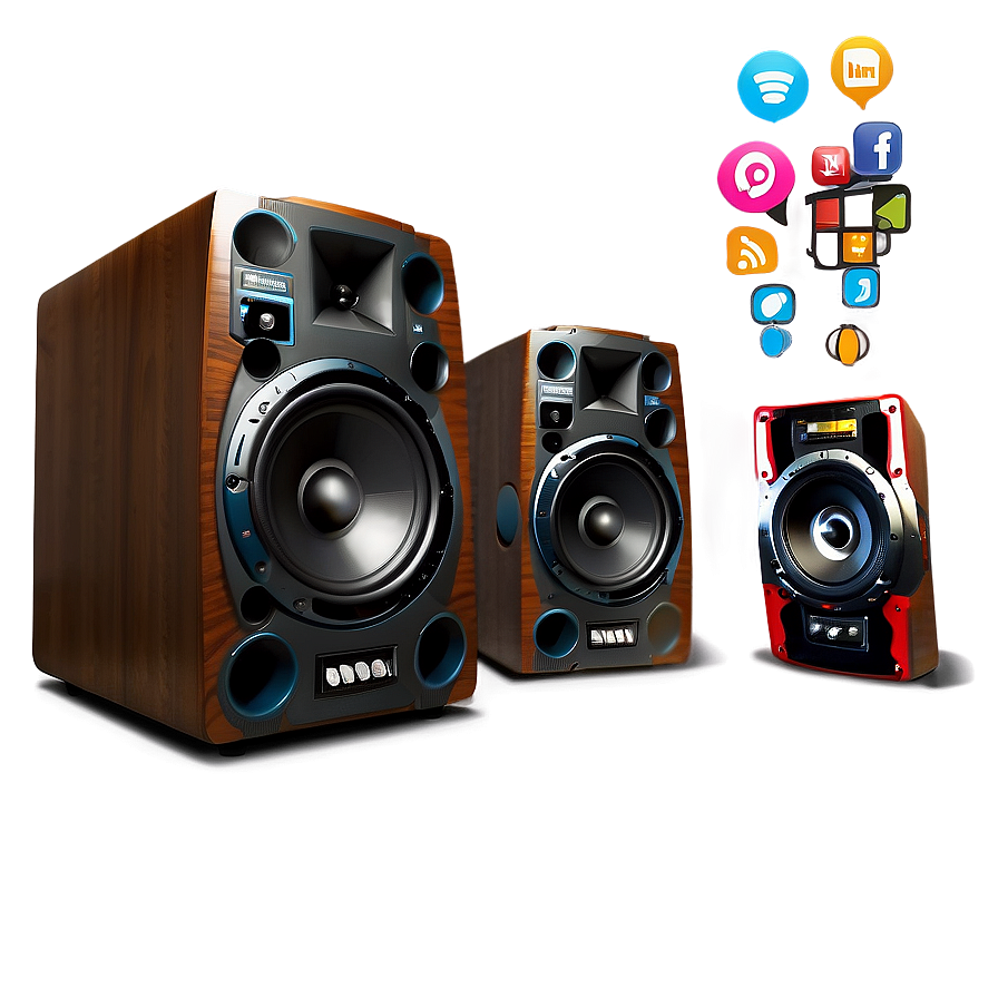 Wireless Dj Speakers Png Yuw63