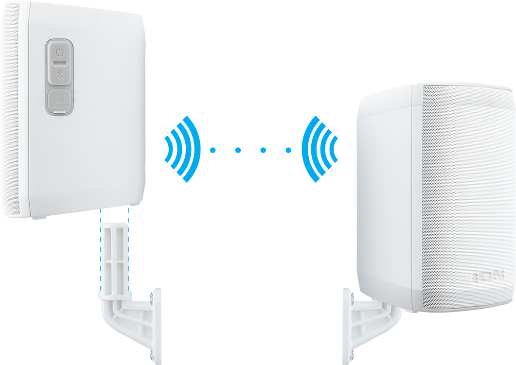 Wireless Speaker Connection Illustration