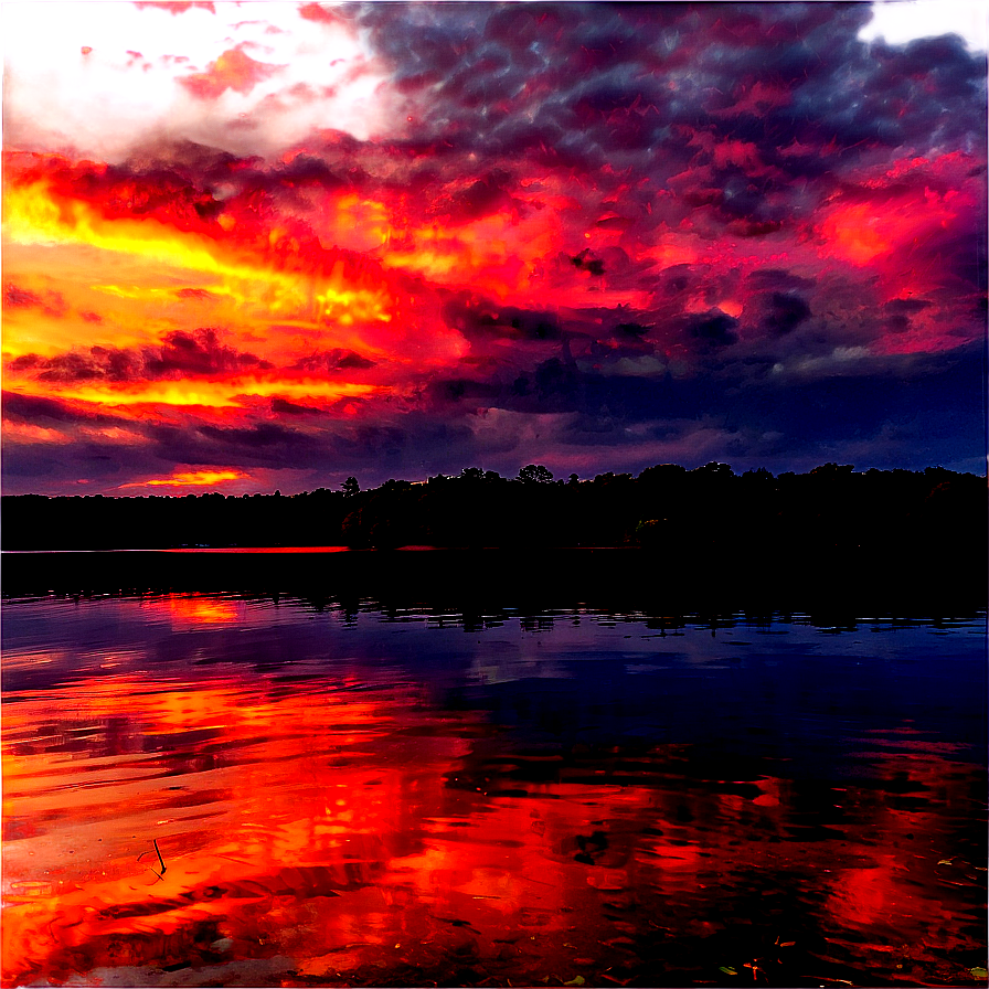 Wisconsin Lakeside Sunset Png 46