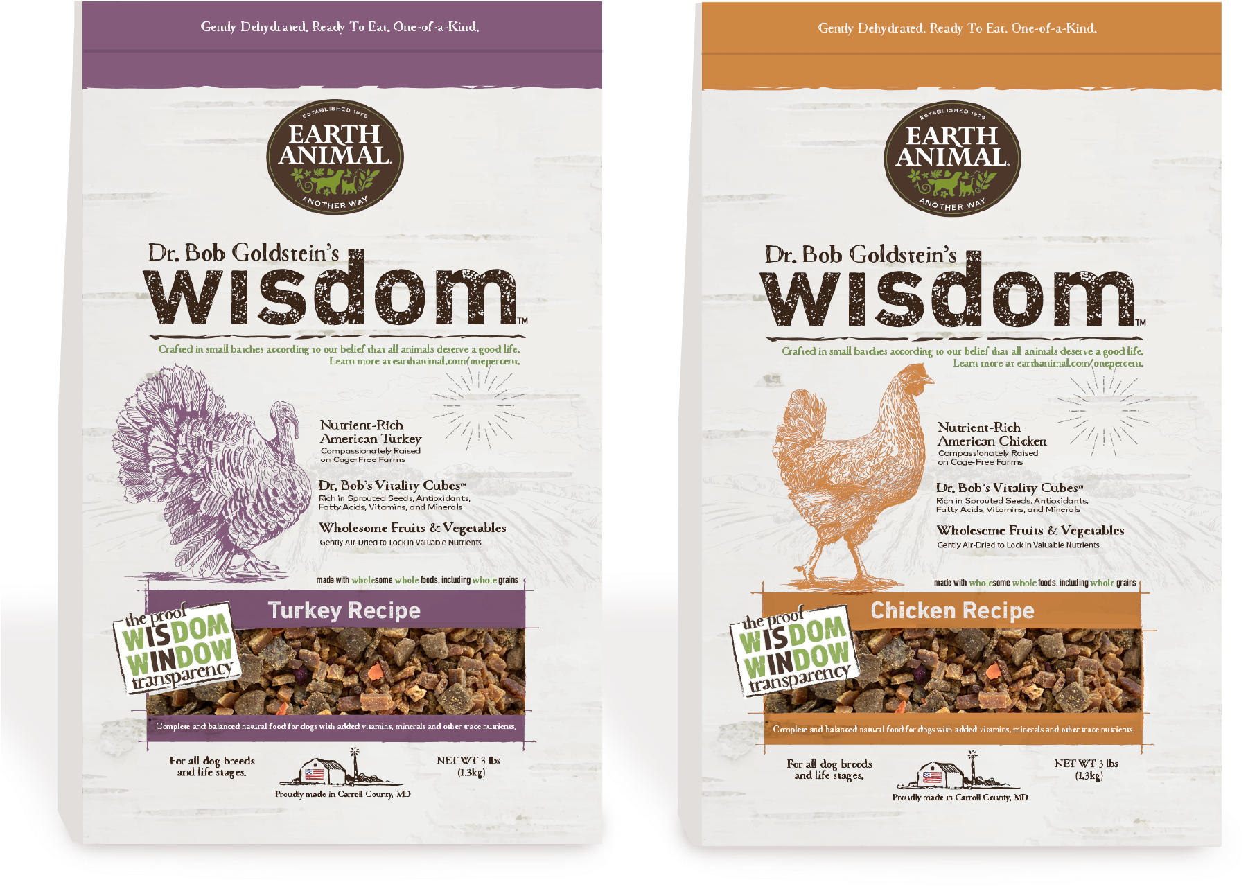 Wisdom Pet Food Turkeyand Chicken Recipes