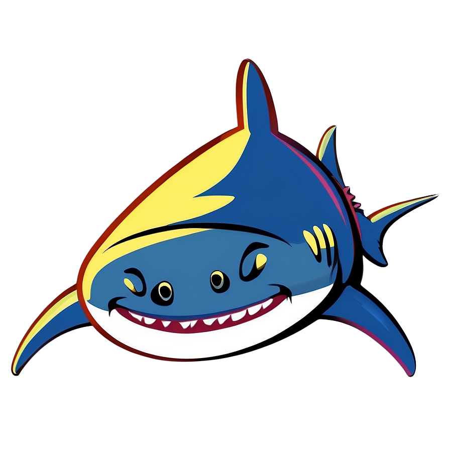 Wise Grandpa Shark Character Png Ypf32