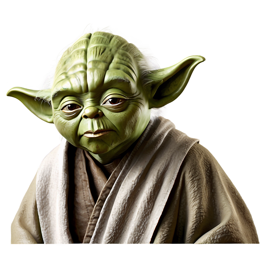 Wise Yoda Illustration Png Ryc50