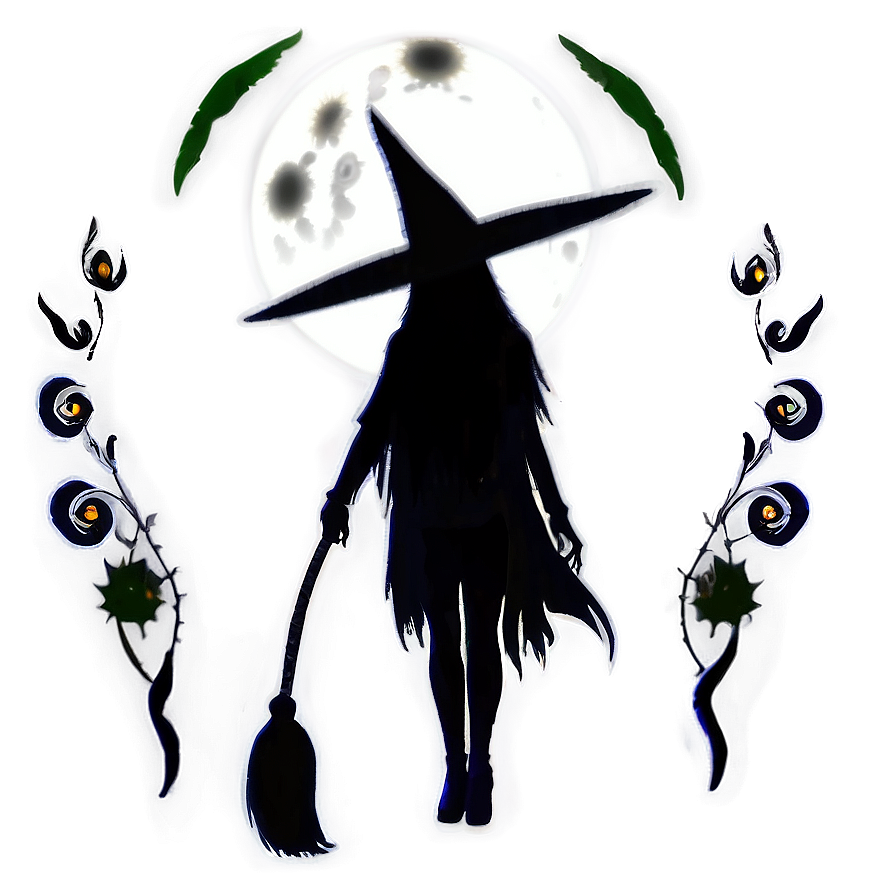 Witch And Moon Png Dpv