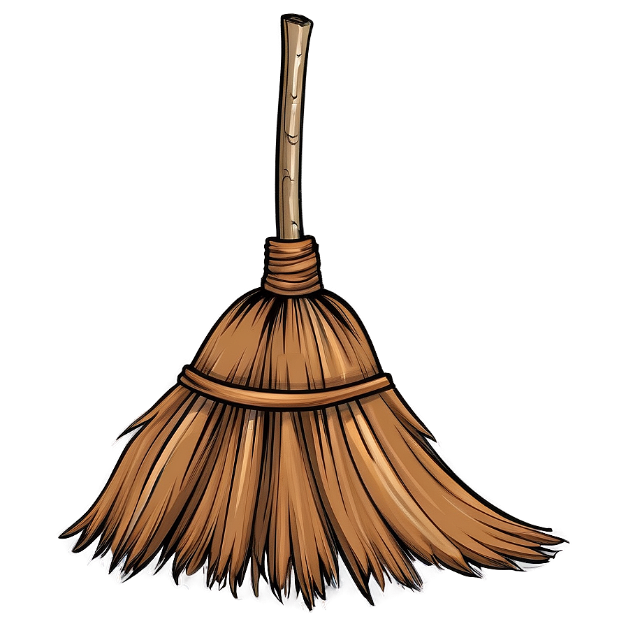 Witch Broom Decoration Png 06292024