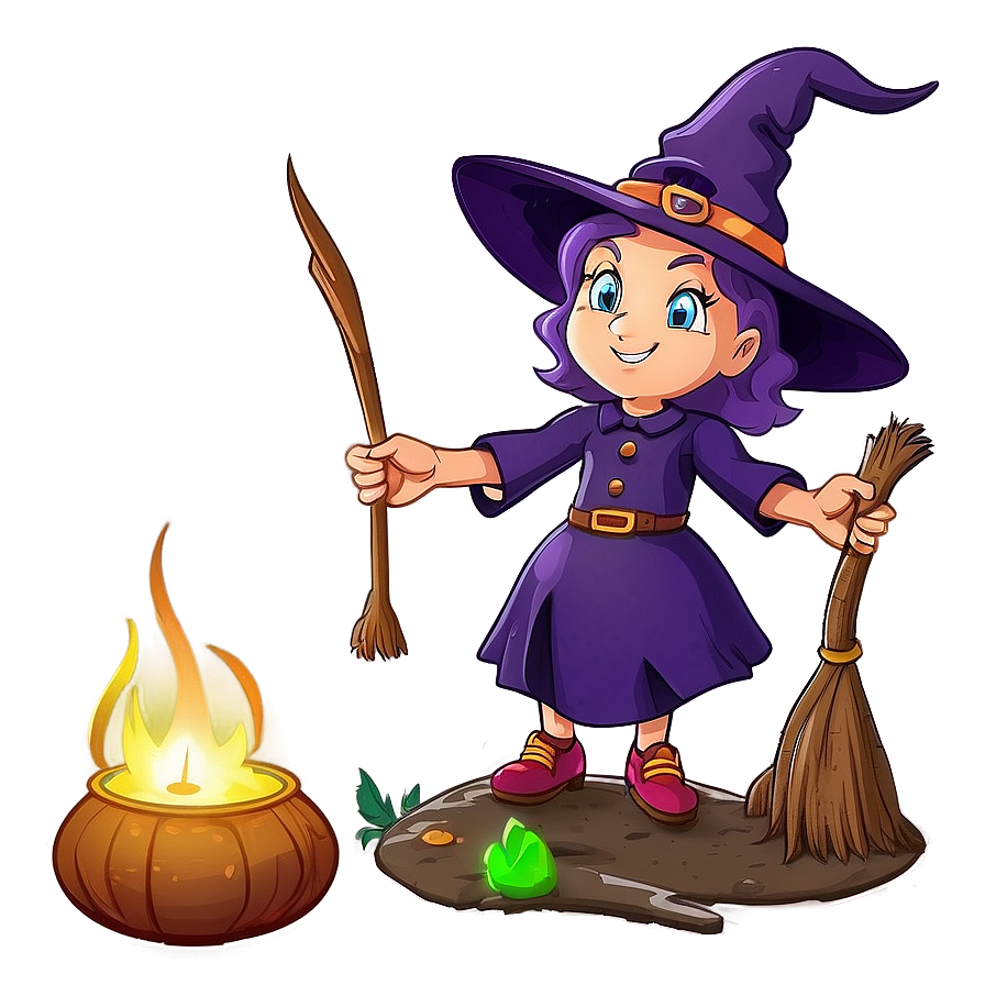 Witch Casting Spell Png 62