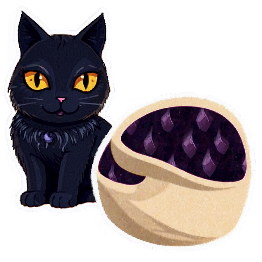 Witch Cat Companion Png 05062024