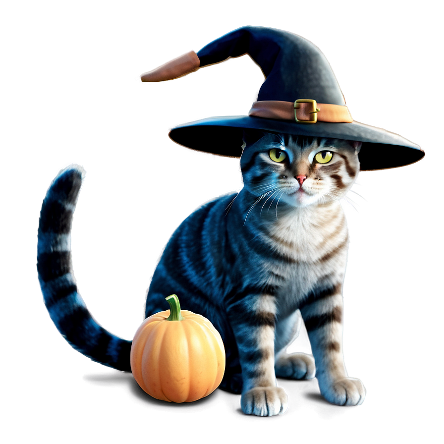 Witch Cat Companion Png 18