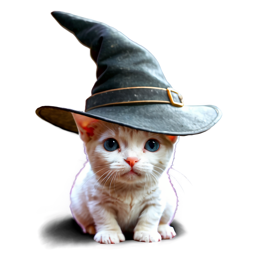 Witch Hat For Pets Png 17