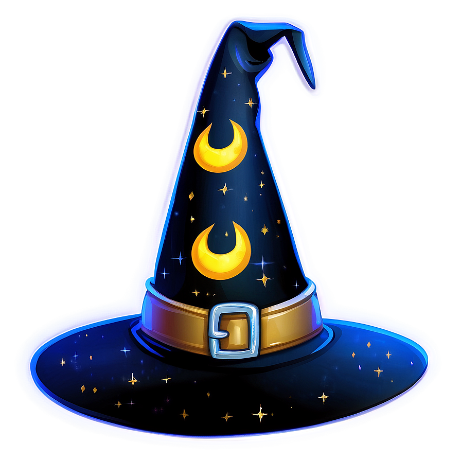 Witch Hat In Night Sky Png Ubm