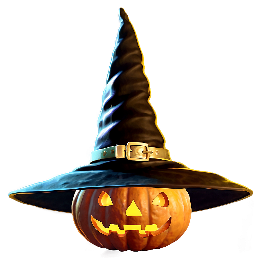 Witch Hat Pumpkin Png 05242024
