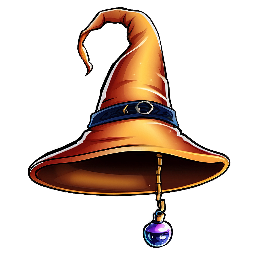 Witch Hat With Bells Png Dko