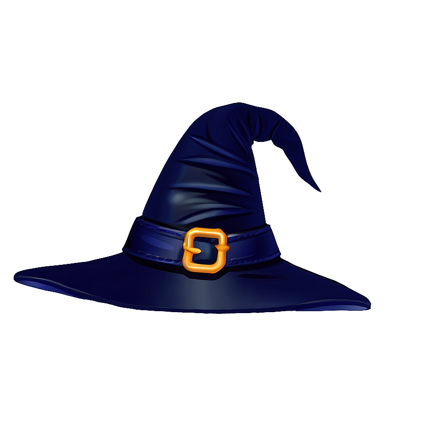 Witch Hat With Feathers Png 05252024
