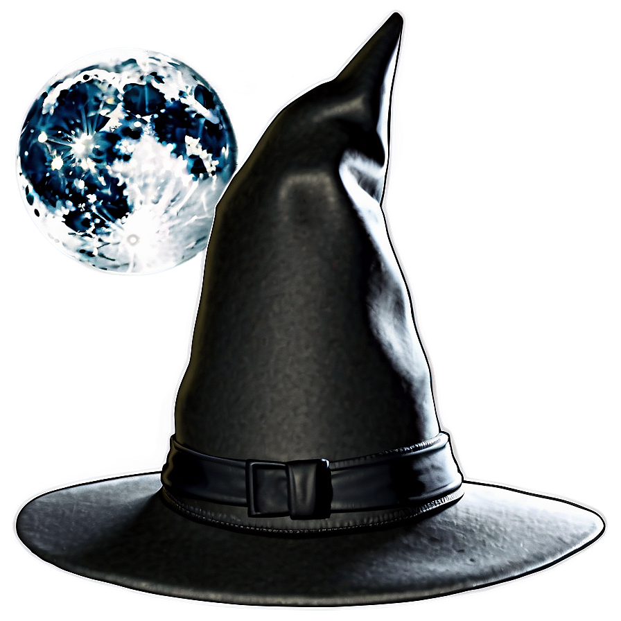 Witch Hat With Moon Png 65