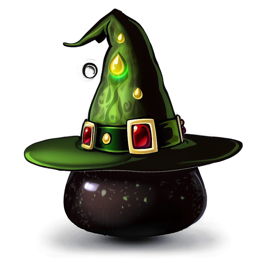 Witch Hat With Potion Png 06292024