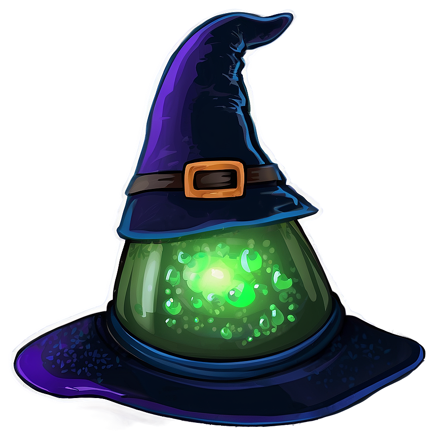 Witch Hat With Potion Png Ixj42