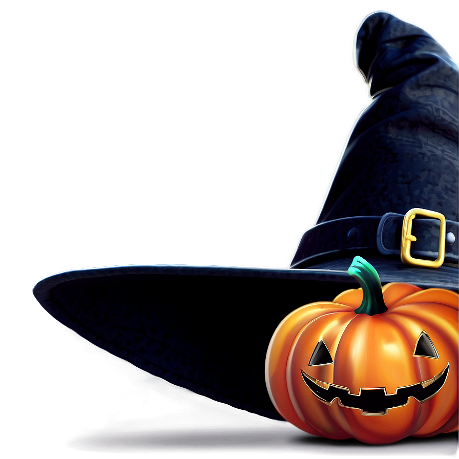 Witch Hat With Pumpkins Png 82