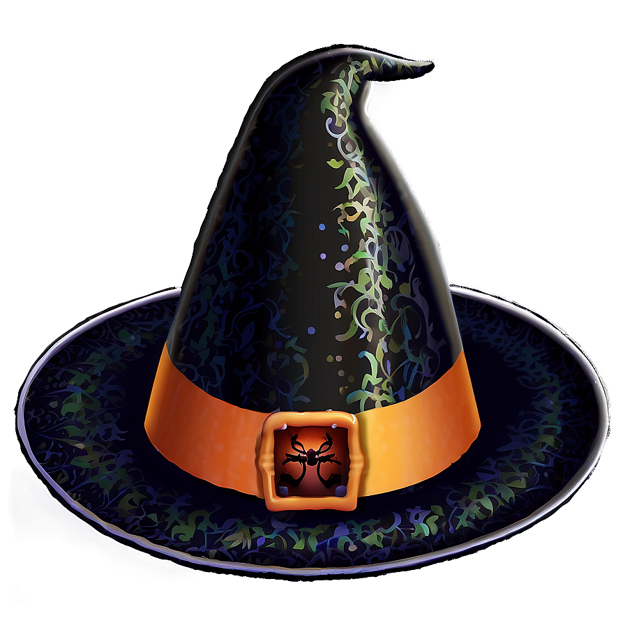 Witch Hat With Spider Png 3