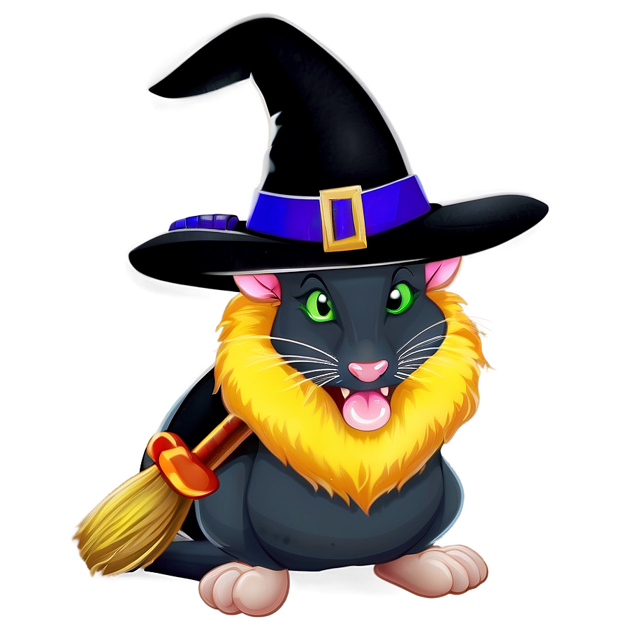 Witch Mouse Cartoon Png 69