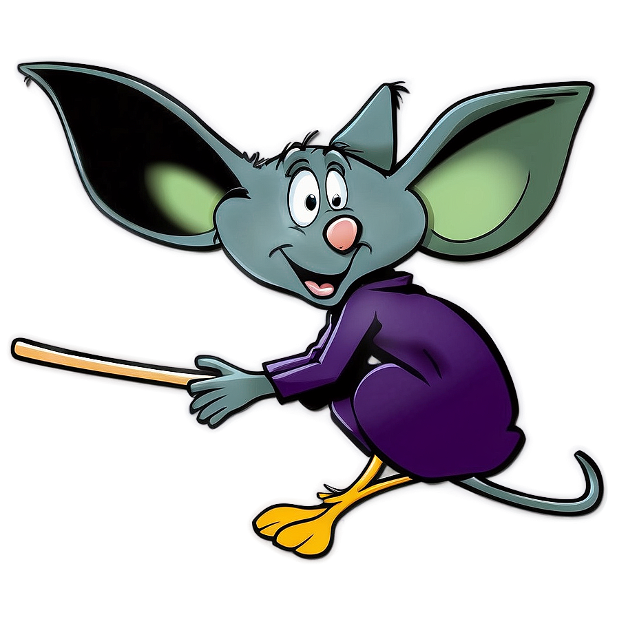 Witch Mouse Cartoon Png Hwe