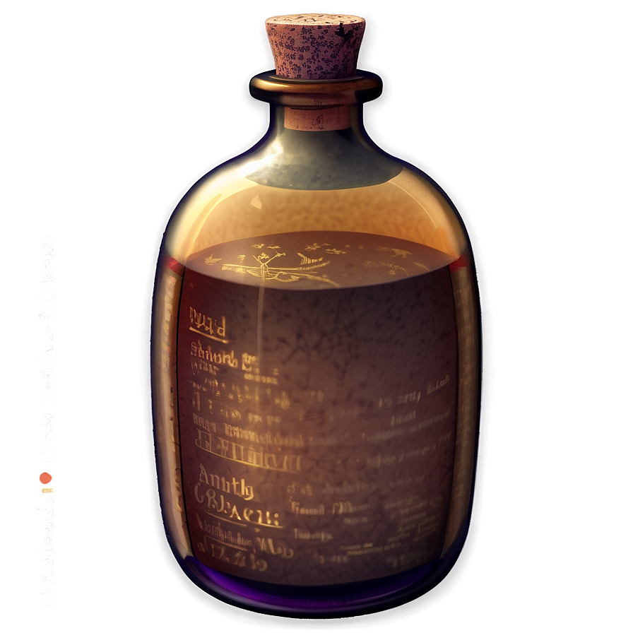 Witch Potion Bottle Png 05062024