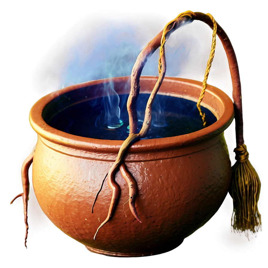 Witch's Cauldron Boiling Png 17